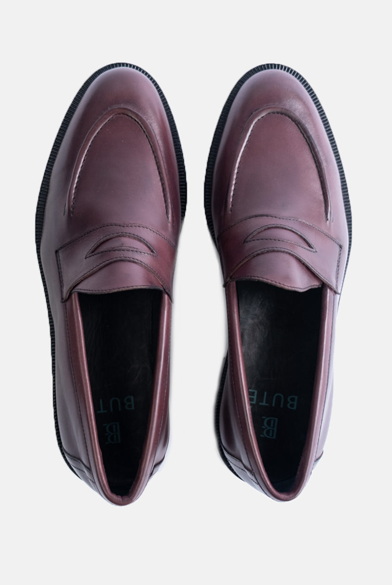 loafers burgundy farvet