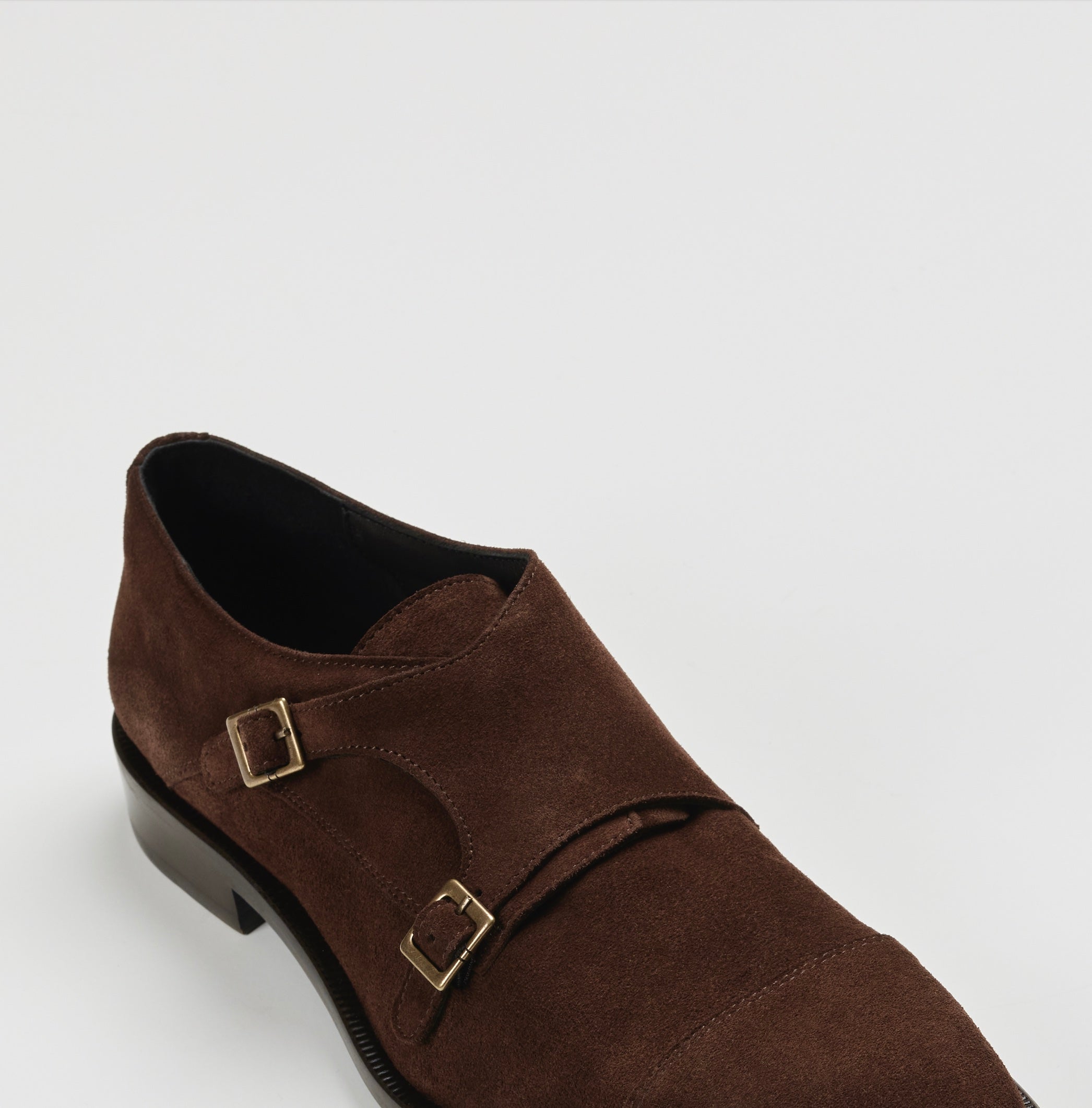 mørkebrun double monk