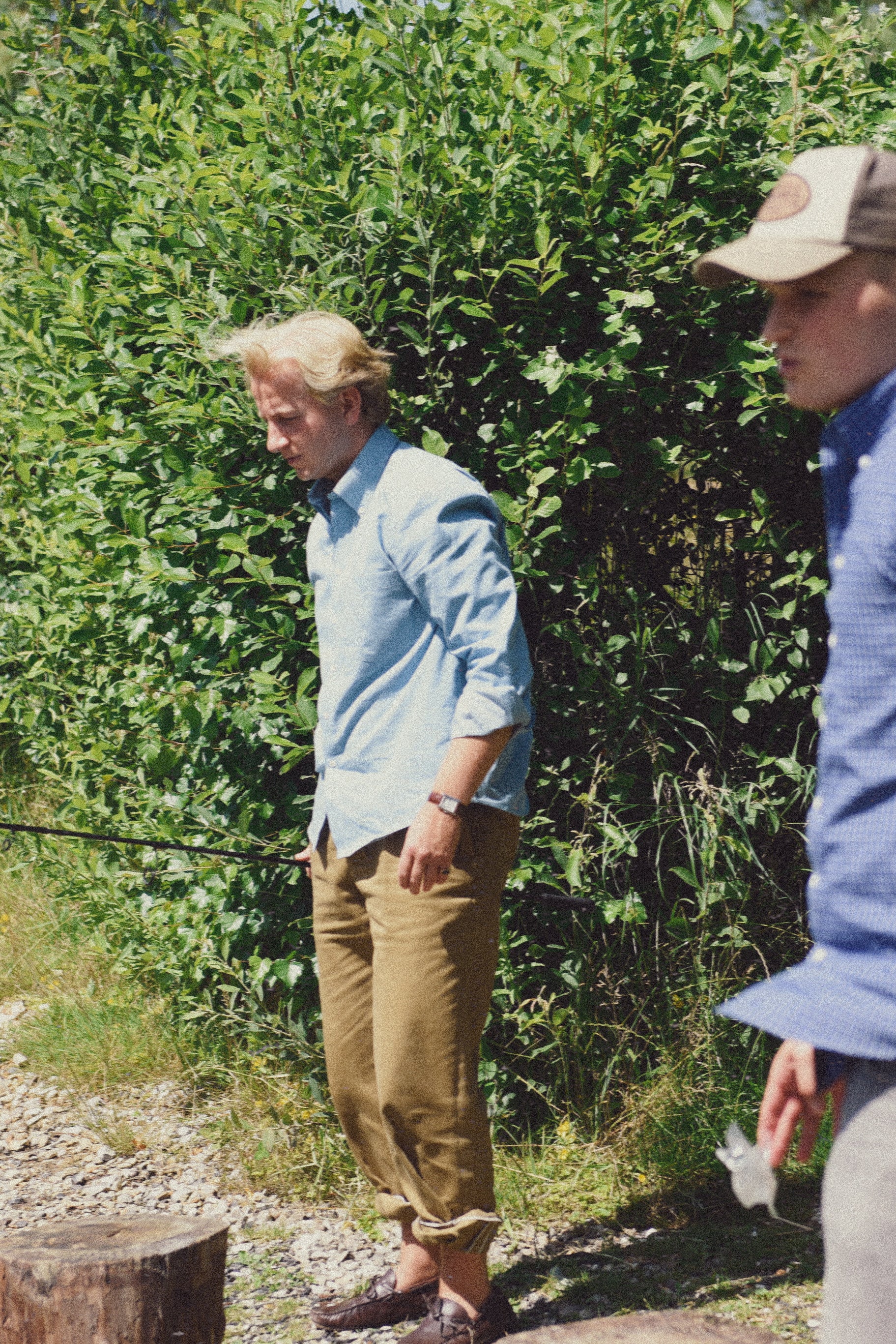 skræddersyet Denim skjorte m. chinos