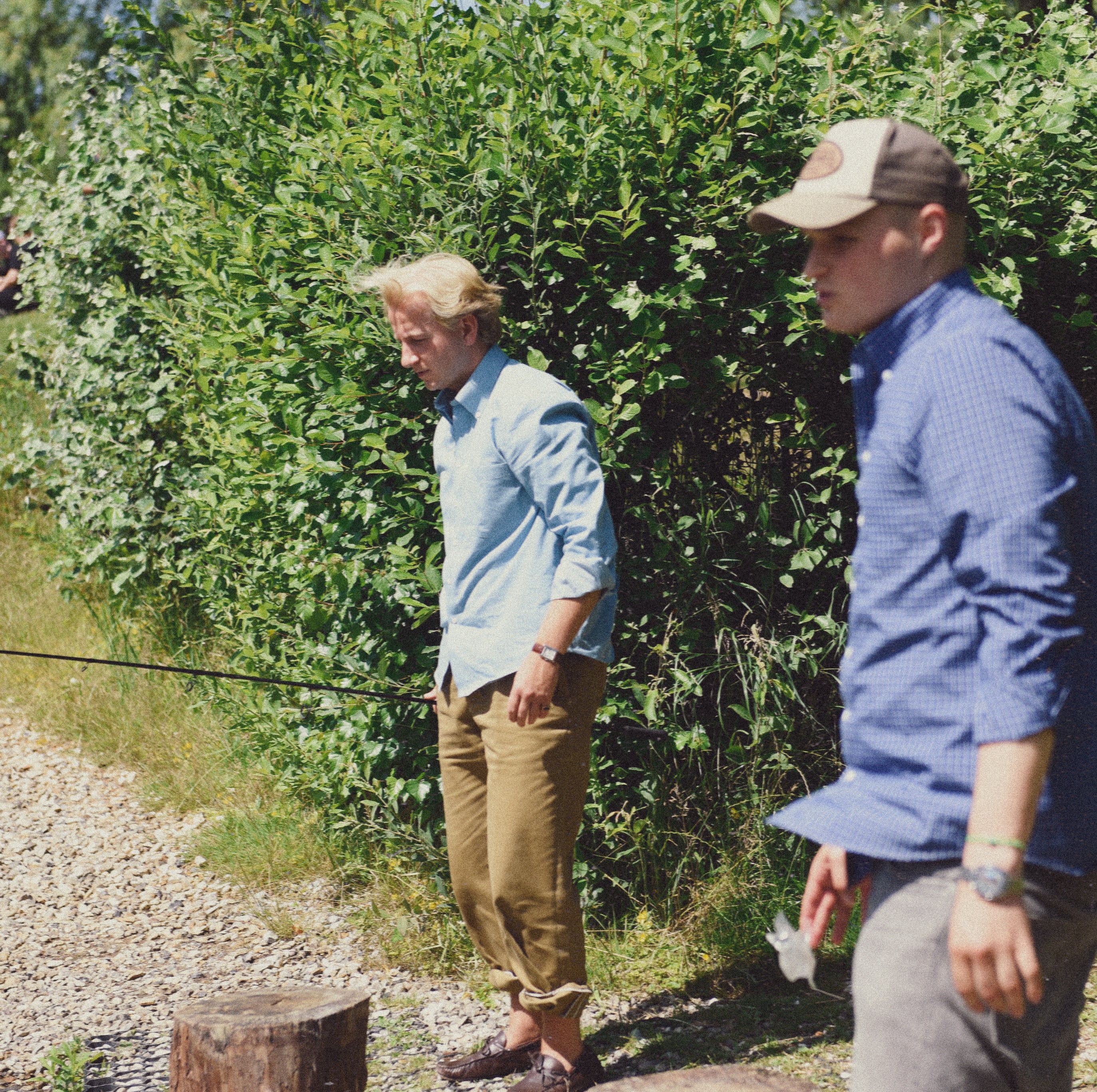 skræddersyet Denim skjorte m. chinos