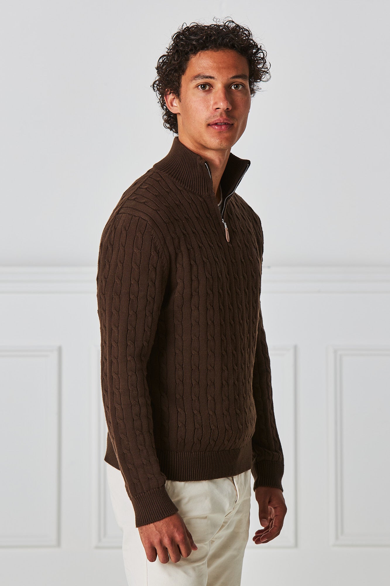 brun half zip
